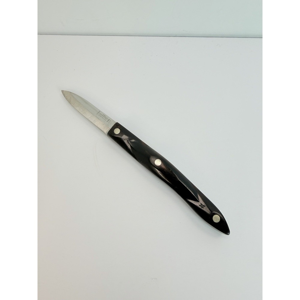 Cutco 1720 Paring Knife Dark Brown Handle Stainless Steel Blade USA